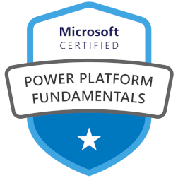 Power Platform Fundamentals Certification Badge
